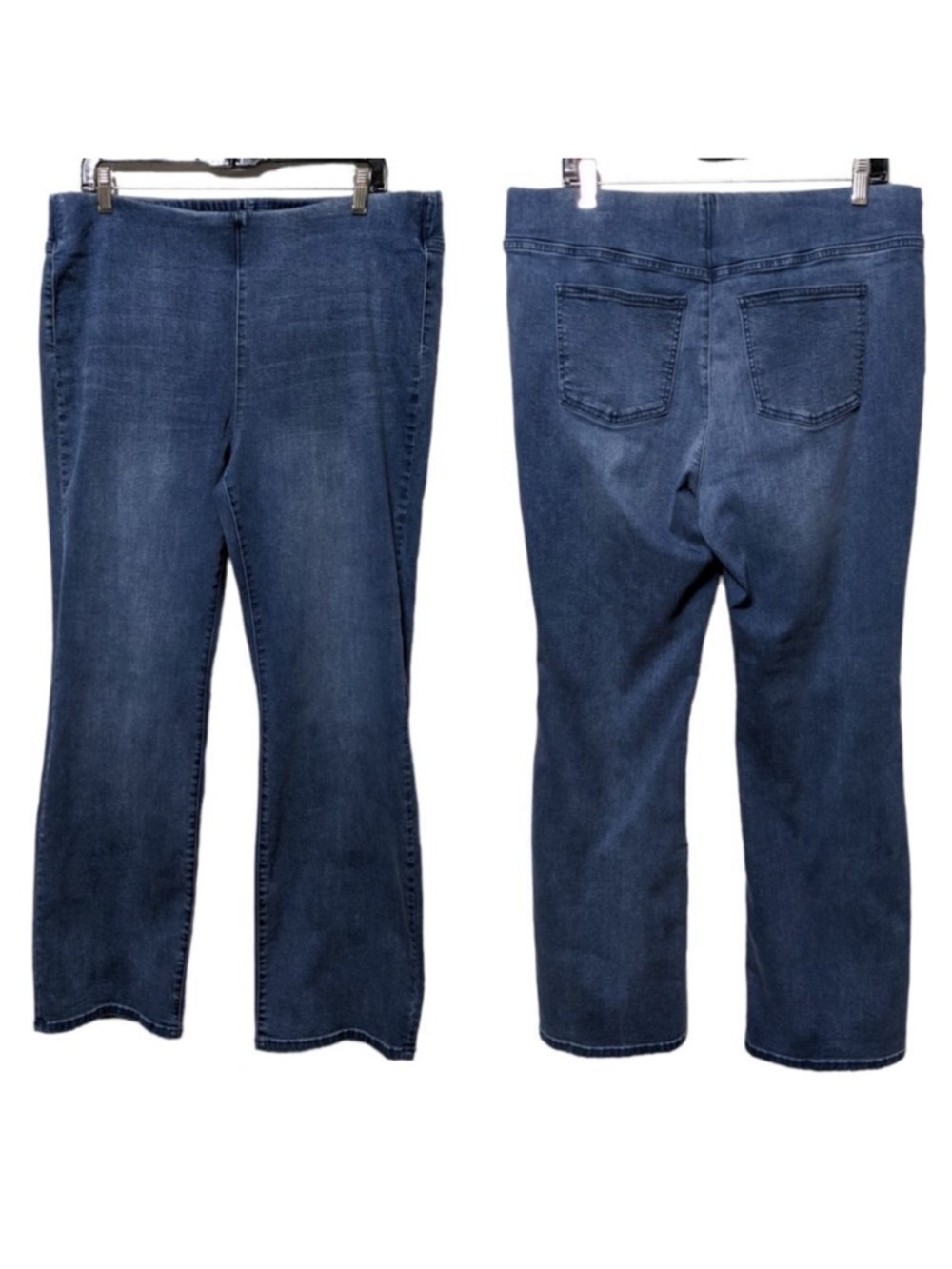 SOFT SURROUNDINGS Supremely Soft Pull-On Bootcut Jeans XL
